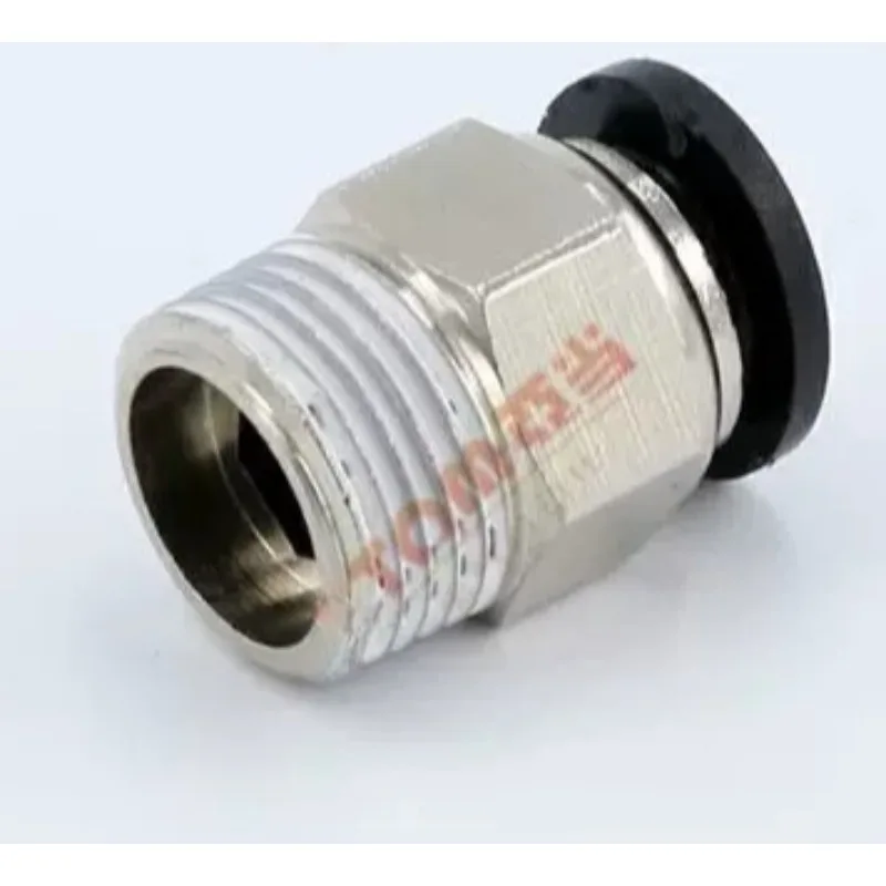 Black trachea pneumatic quick plug connector PC4 6 8 10 12 16MM-01 02 03 04 copper through