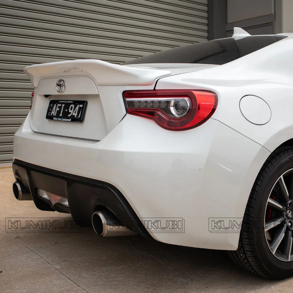 Picture 6: TRD Style Spoilers For 2012-2021 Toyota 86 (ZN6)/Subaru BRZ (ZC6) Gloss Black High Kick Ducktail Boot Spoiler Wing