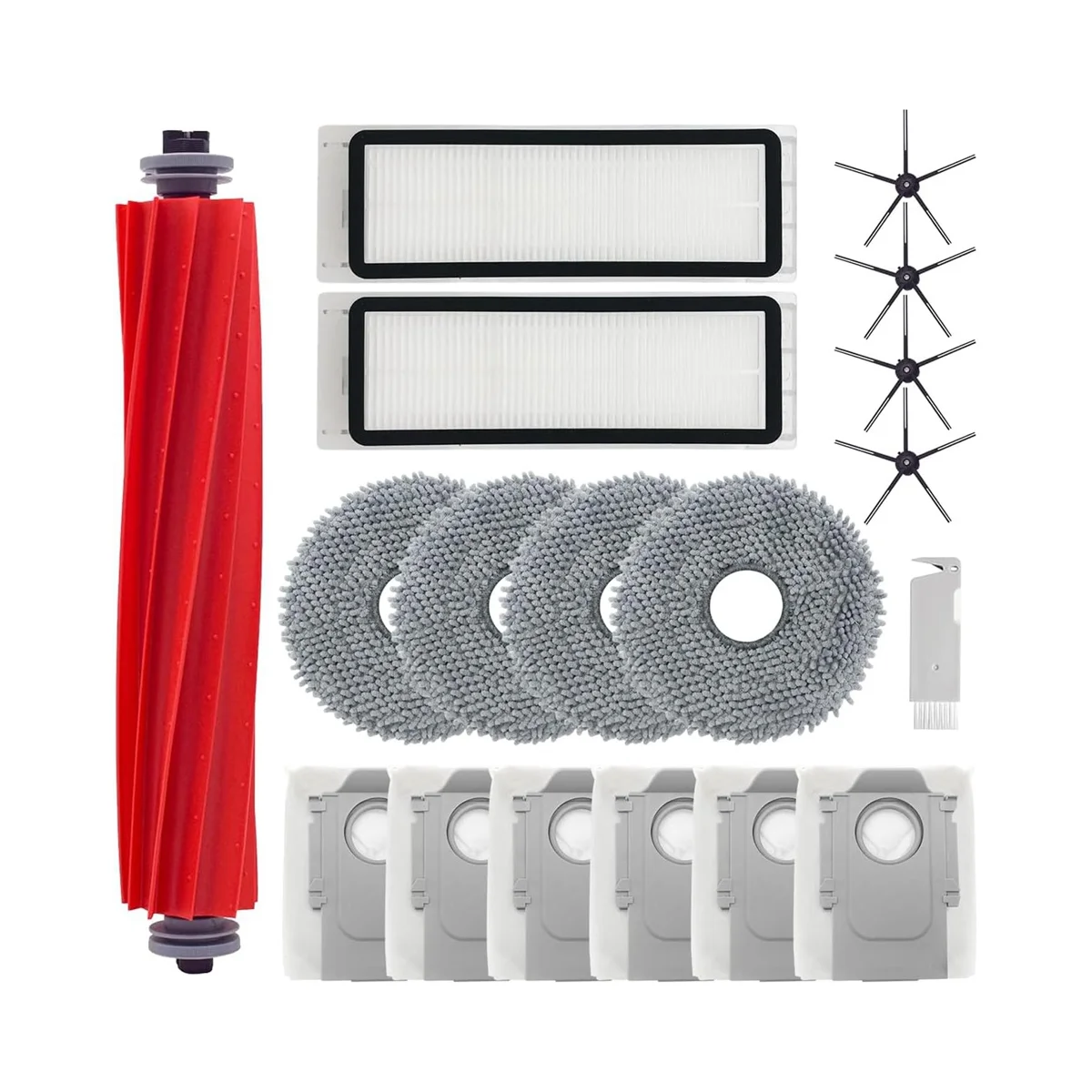 เครื่องดูดฝุ่น A7400RR P10แผ่นกรอง HEPA สำหรับ Q/แปรงดูดฝุ่นหลักถุงหูรูดอะไหล่