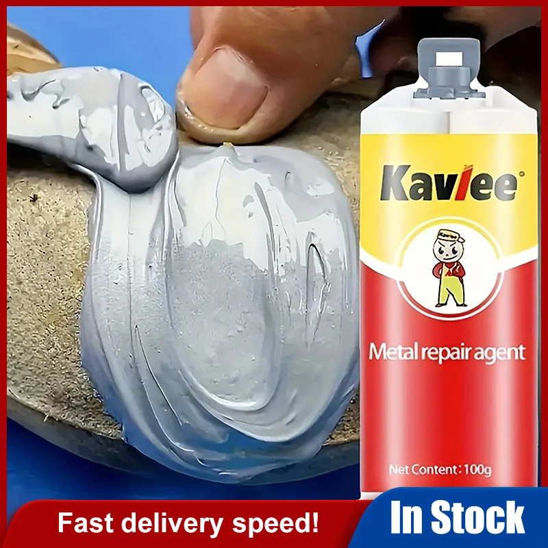 AB Glue Metal Repair Gel Heat Resist Industrial Metal Repair Paste Glue Adhesive Weld Industrial Repair Agent All-purpose Glue