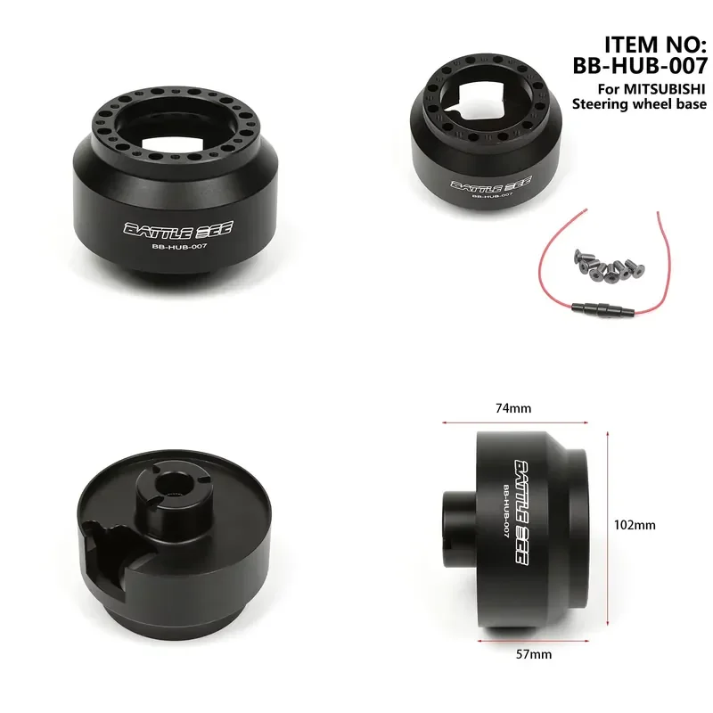2026 Hot Sale BATTLEBEE New Steering Wheel Kit Hub Adapter Car Refit Kit Steering Wheel Connector Base Adapter for