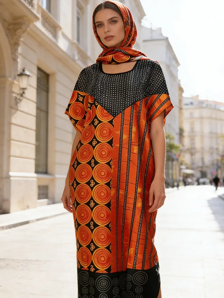 

African Dresses For Women Vetement Femme Dashiki Abaya Maxi Dress Africa Clothes Dashiki Ankara Dresses 2026 Spring Autumn New