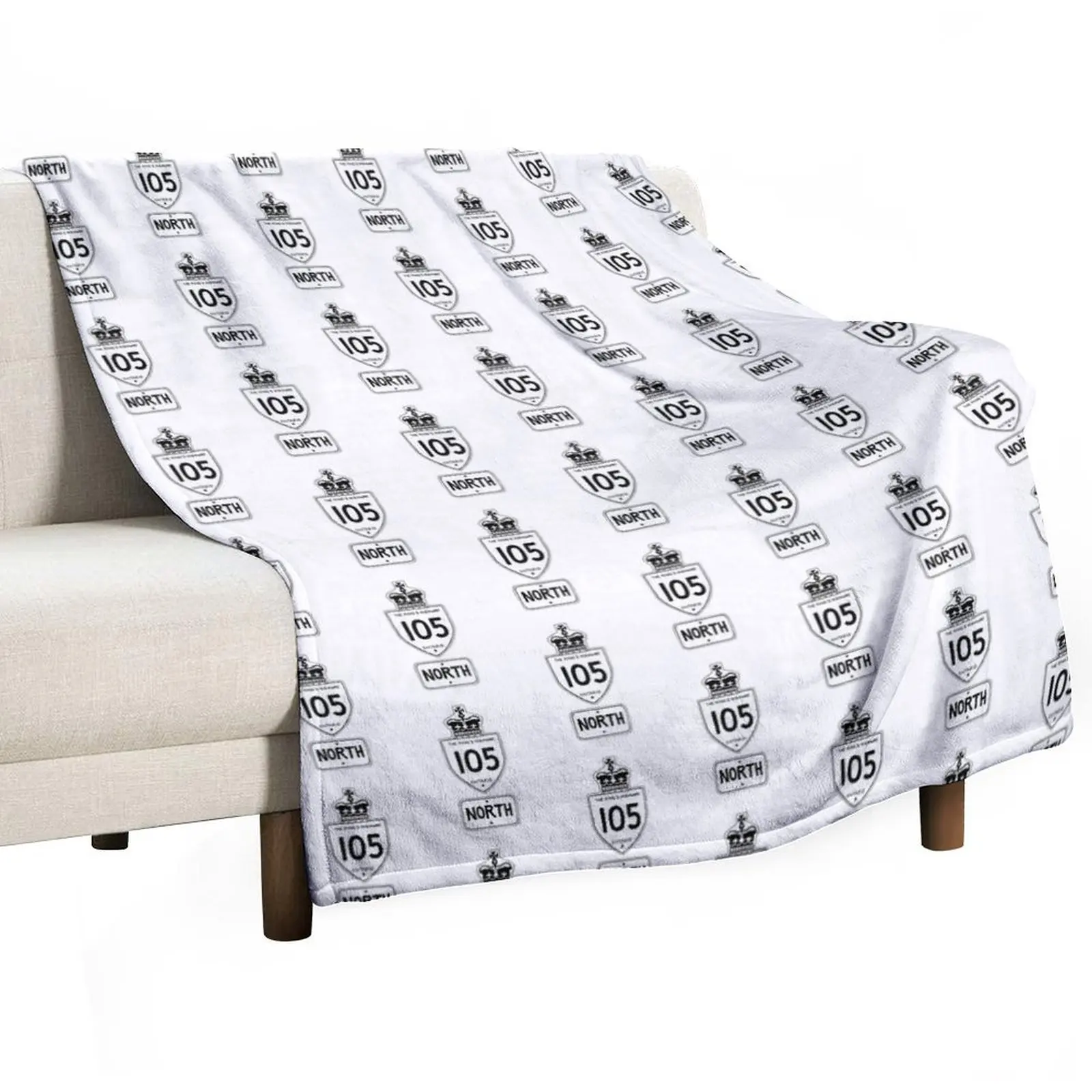 The Highway 105 Updated Throw Blanket Soft Plaid Thin For Decorative Sofa Blankets