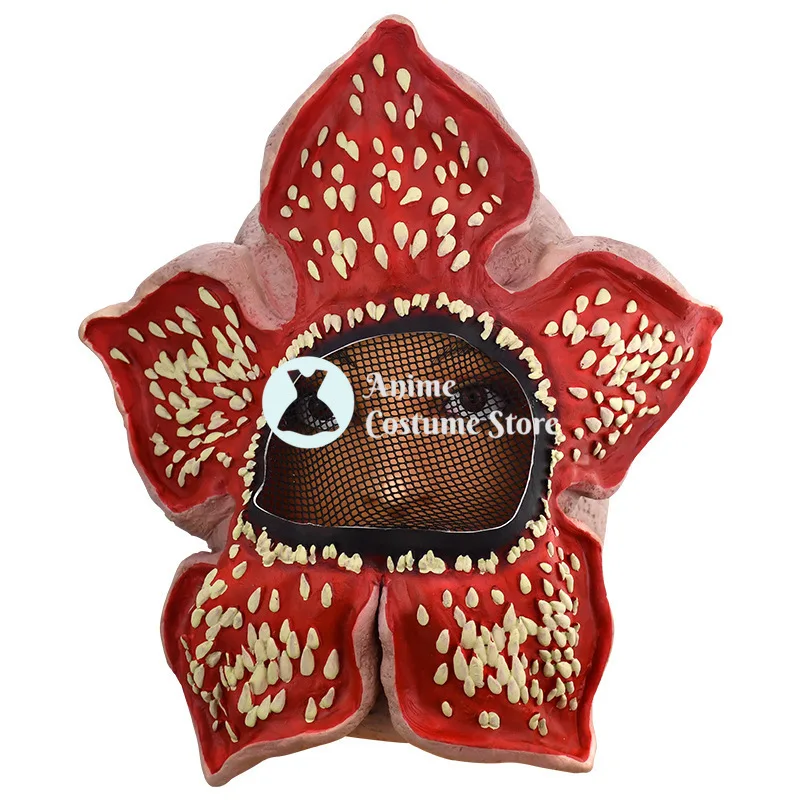 

Halloween horror latex headgear parody movie peripheral prop flower mask