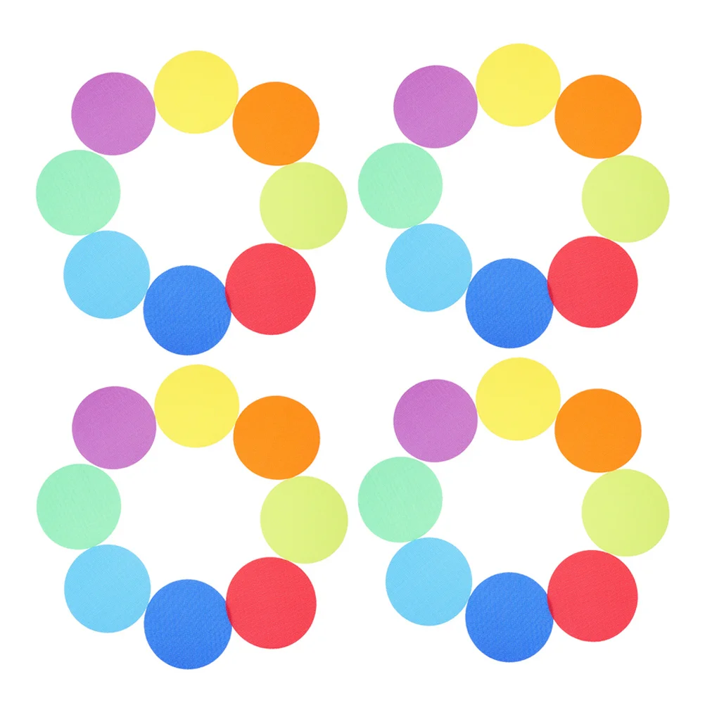 36Pcs Carpet Markers Multicolor Floor Dot Markers for Classroom Use 8Cm Safe Reusable Spots for Kindergarten Learning and