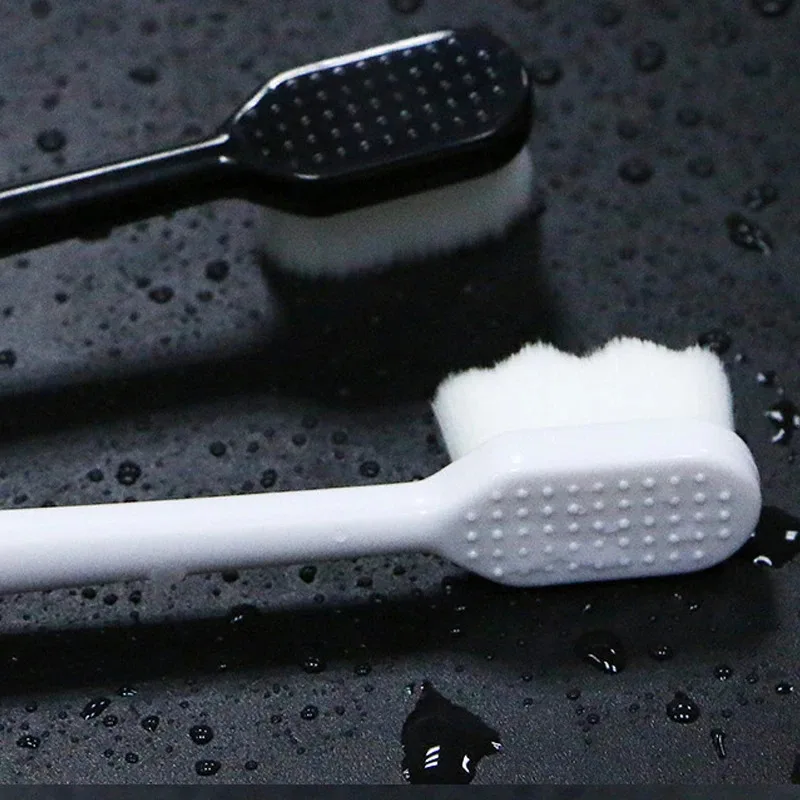 1/4pcs High Density Soft Bristle Toothbrush Sensitive Gums Gentle Deep Cleaning Manual Toothbrush Home Bathroom Travel Portable