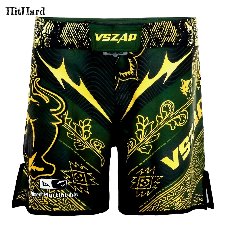Men's MMA Grappling Shorts Quick‑Dry Fight Shorts Comfortable Shorts for BJJ Boxing Kickboxing Martial Arts Training & Sparring