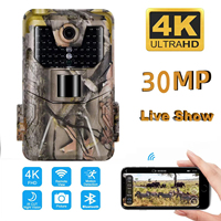 Suntekcam WIFI Trail Camera 4K 30MP APP Bluetooth Control Hunting Cameras Night Vision WIFI900PRO Wildlife Surveillance