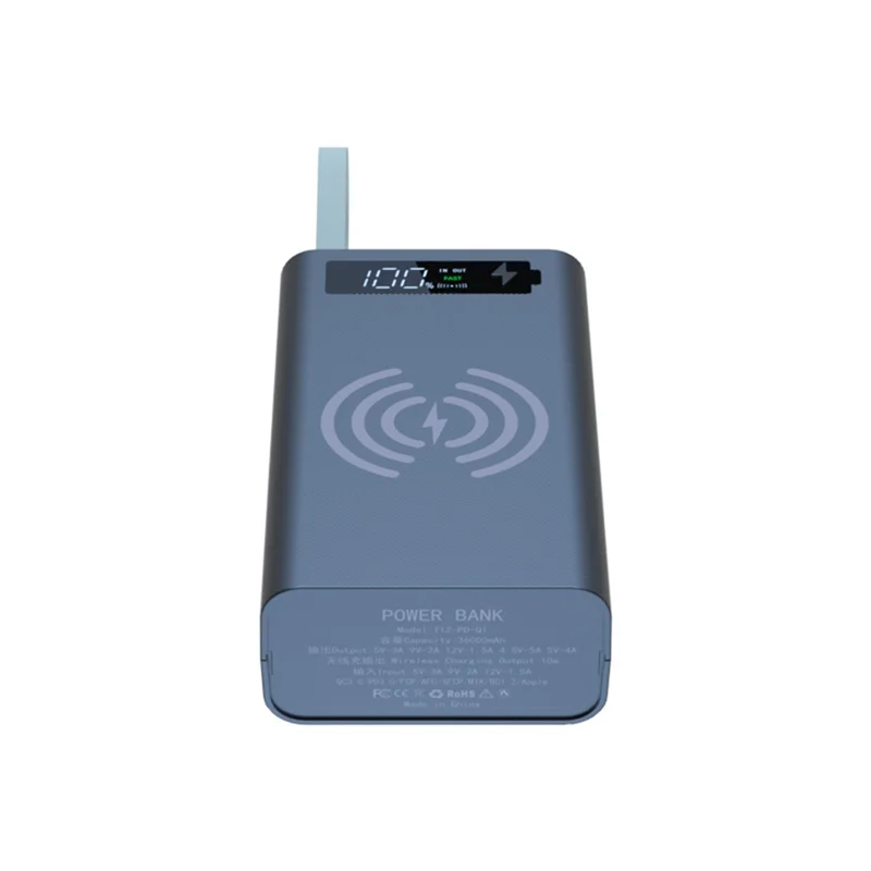 ديي شحن حالة البطارية مع الضوء ، لحام مجانا بطارية تخزين مربع ، حالة باور بانك ، T12 ، 12x18650