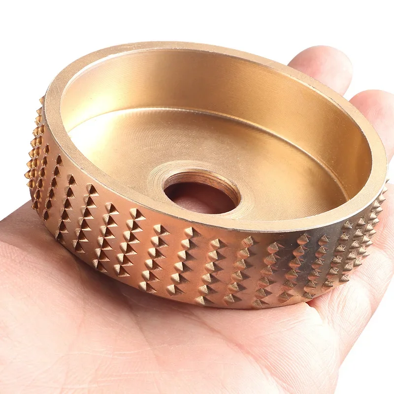 Alat Putar Ukir, Alat Cakram Abrasif untuk Mesin Gerinda Sudut, Diameter Lubang 16mm/22mm, Roda Gerinda Kayu Bulat untuk Pemolesan dan Pengamplasan