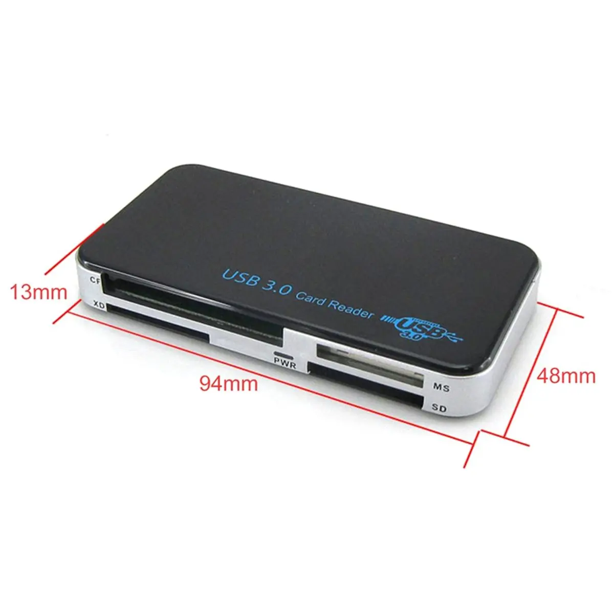 5Gbps High Speed USB Card Reader USB 3.0 All-in-1 Compact Flash Multi Card Reader Adapter for TF SD XD Digital Cards