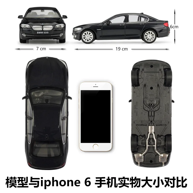 نموذج Diecast WELLY 1:24 مقياس B--5 سيدان 535i سيارة مقلدة سبيكة نموذج سيارة الكبار تحصيل حلية ،