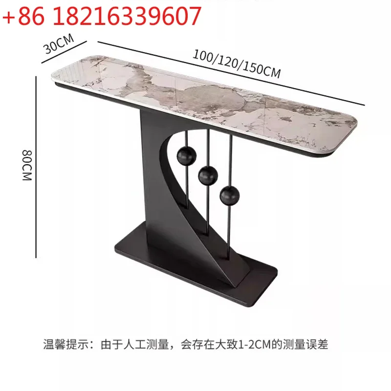 TAO Nordic Luxury Simple Console Tables Trendy Design Console Entrance Creative Living Room Furniture Mesita Recibidor De Entrad