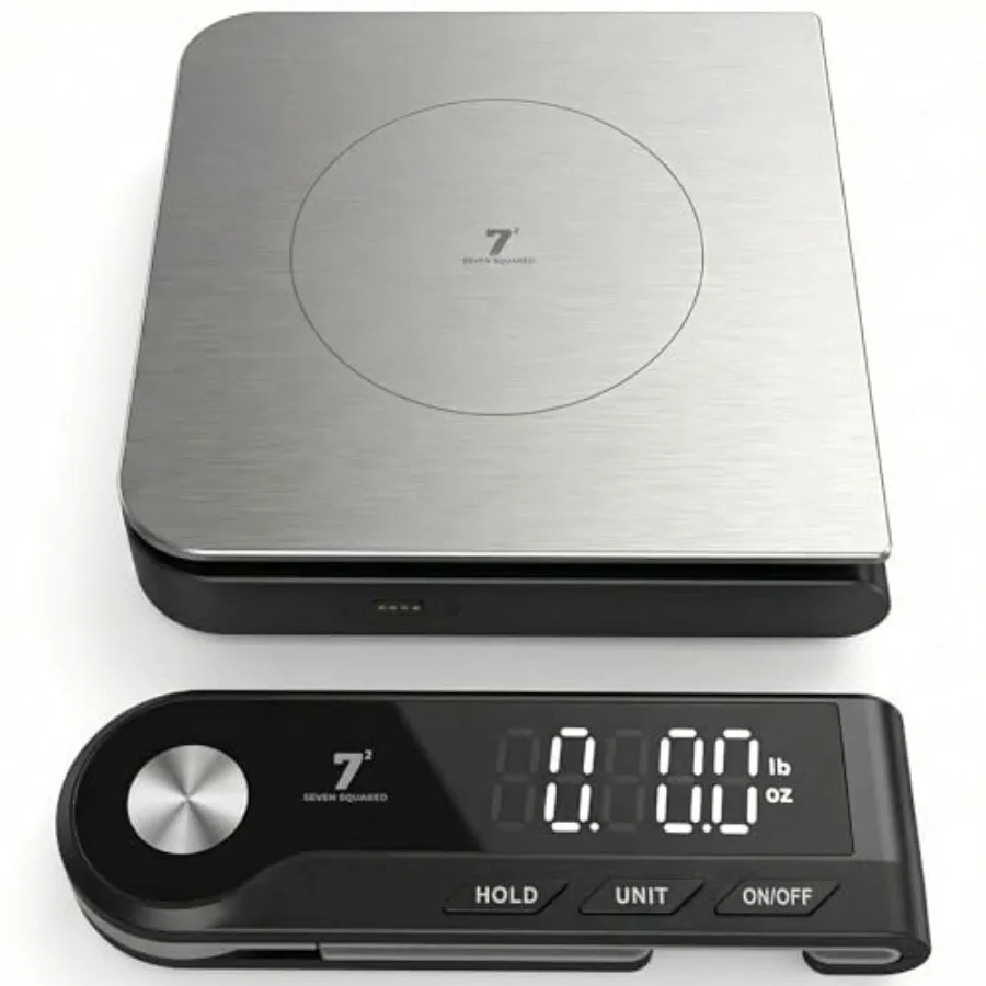 

Цифровые кухонные весы 11 фунтов с выдвижным дисплеем и термометром для мяса, точность 0,1 г, беспроводные, для выпечки, из нержавеющей стали 304