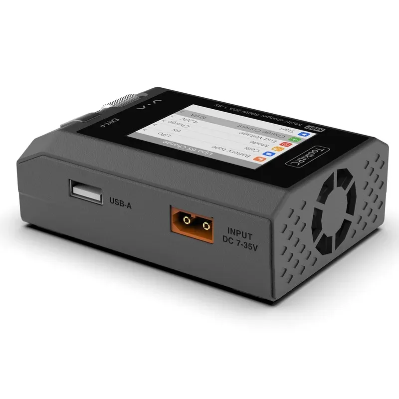 ToolkitRC M8P 600W 20A LCD Multifunctional DC Balance Charger Discharger 1-8S Lipo Battery Checker ESC Tester Receiver(VS M8S)