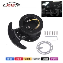 RASTP-New High WORKS BELL Tilt Racing Steering Wheel Quick Release Hub Kit Adapter Body Removable Snap Off Boss Kit QR006