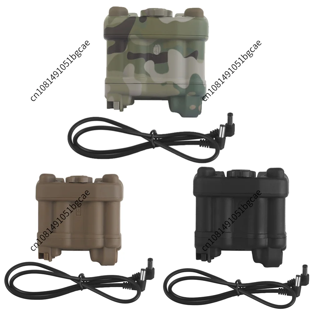Adjustable Helmet NVG Battery Pouch Dummy Model Realistic Battery Storage Holder Pack Helmet Battery Case Pouch for AN/PVS31