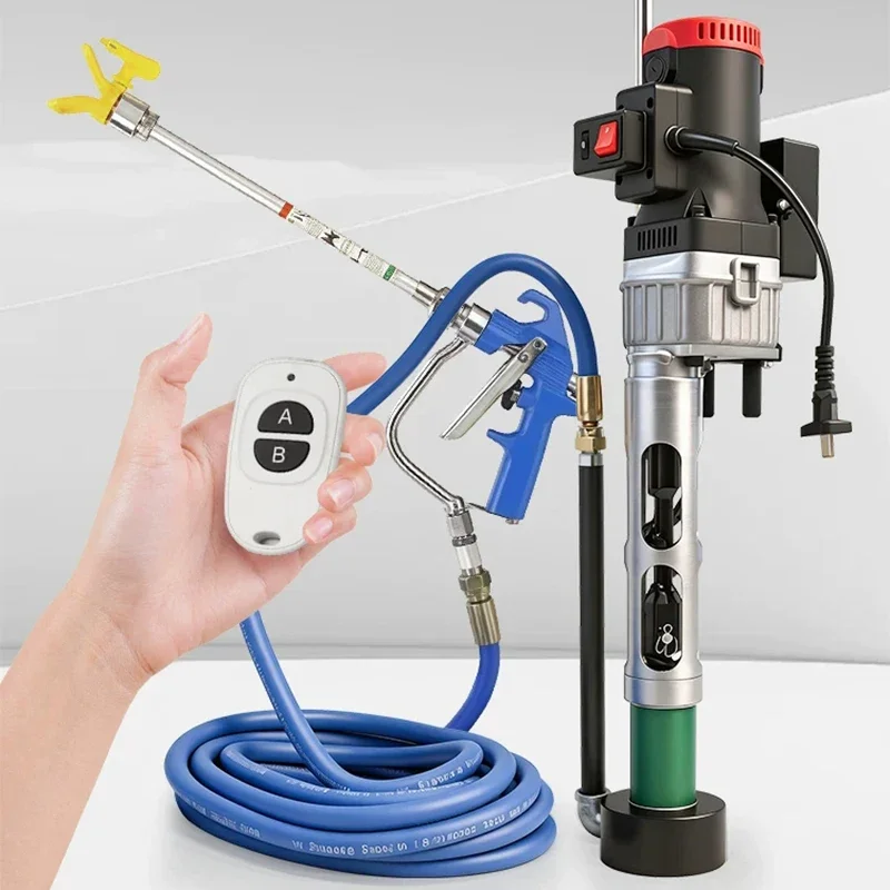 NFPortable High-Pressure Sprayer 1800W Multi-Purpose Sprayer for Putty, Waterproof Coatings, and Cement Slurry 220V