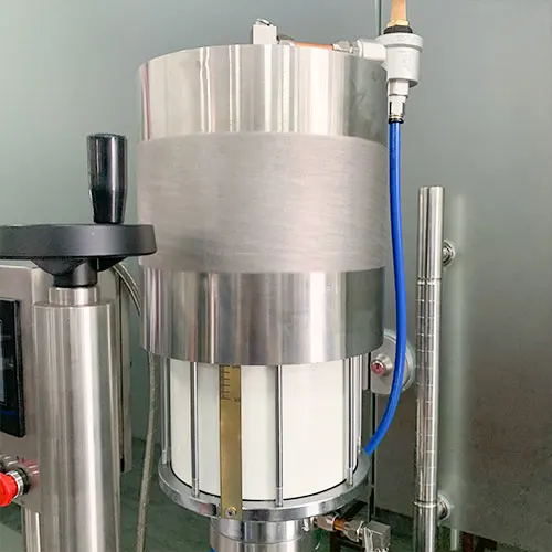 HoneMix Semi-Auto Cosmetic Aerosol Filling Machine Spray Filling Crimping Machine Spray Can Filling Machine