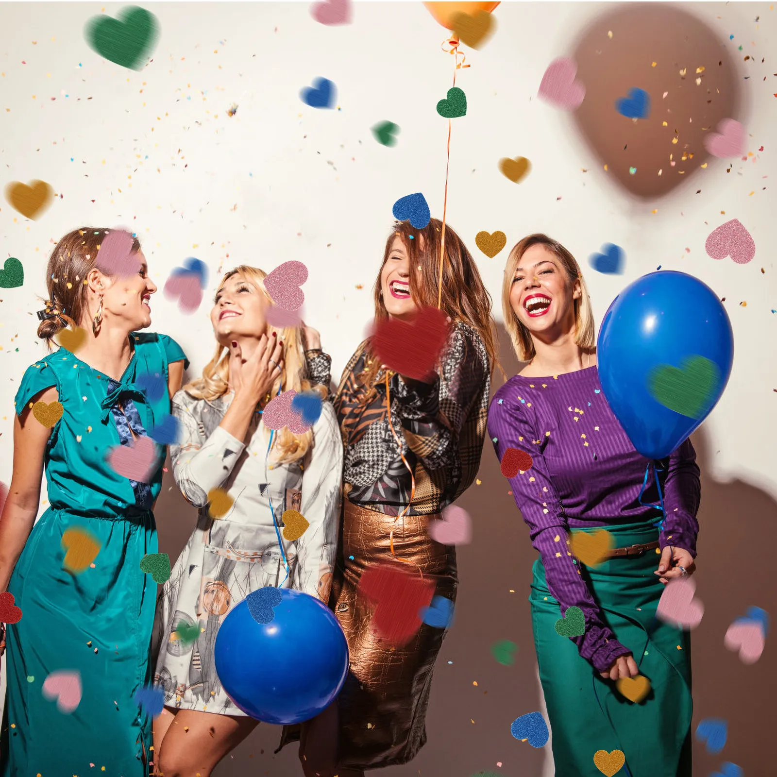 

15Pcs Colorful Heart Stickers Large Shiny Glitter Foam Hearts for DIY Party Favors Scrapbooking Window Door Decor