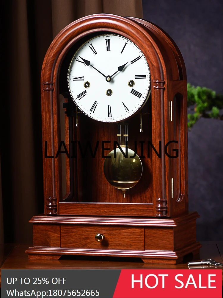 

Clock Living Room Large Chinese Traditional Mechanical Retro Living Room Decoration Middle Hall Desk Clock
