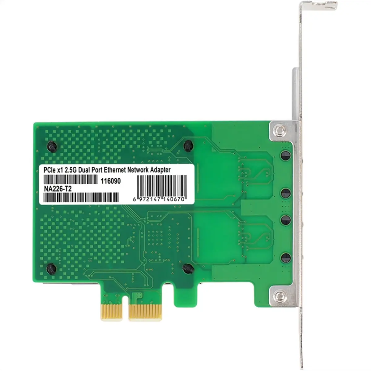 

[ABPO] Для Intel I226 чип сетевая карта 2500 Мбит/с PCIe к RJ45 2,5G Gigabit Ethernet два порта 100/1000/2500 Мбит/с Lan Card