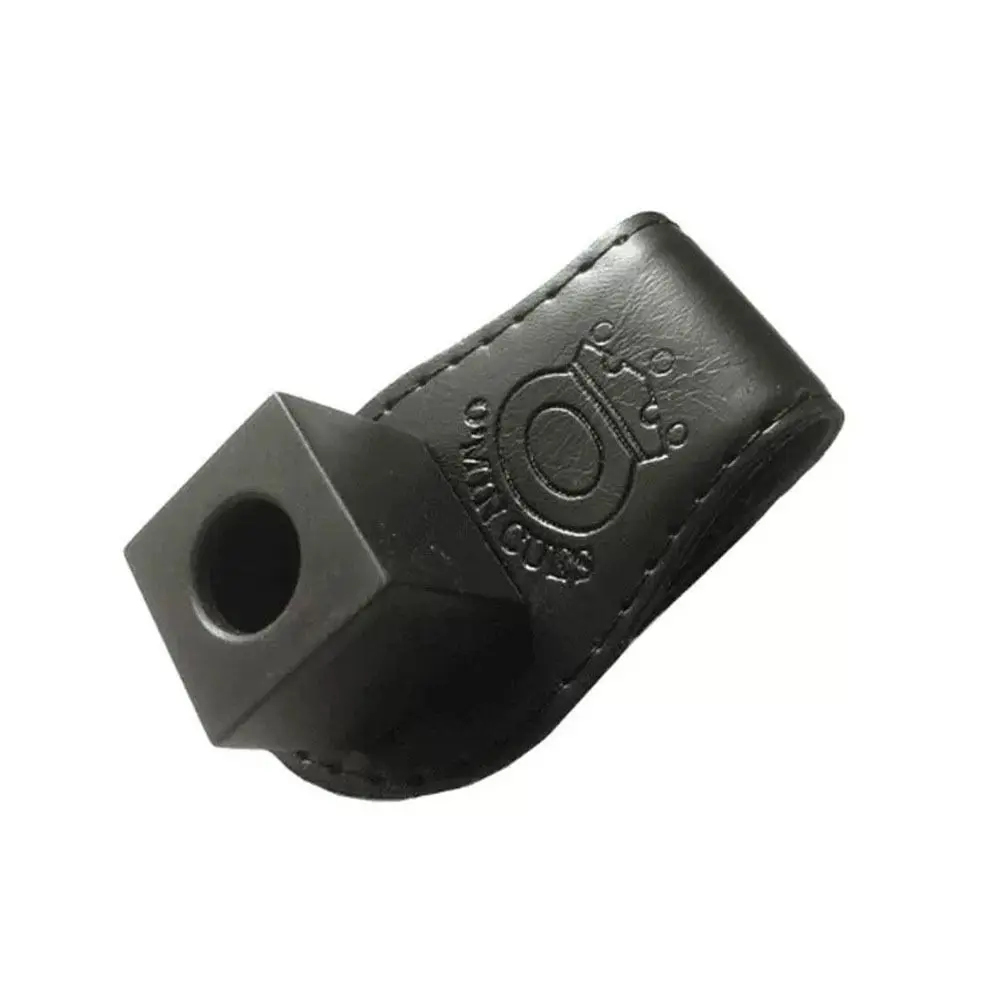 Simplicity Magnetic Billiard Chalk Holder Portable Mini Leather Belt Clip Compact Delicate Stitching Chalk Billiards Room