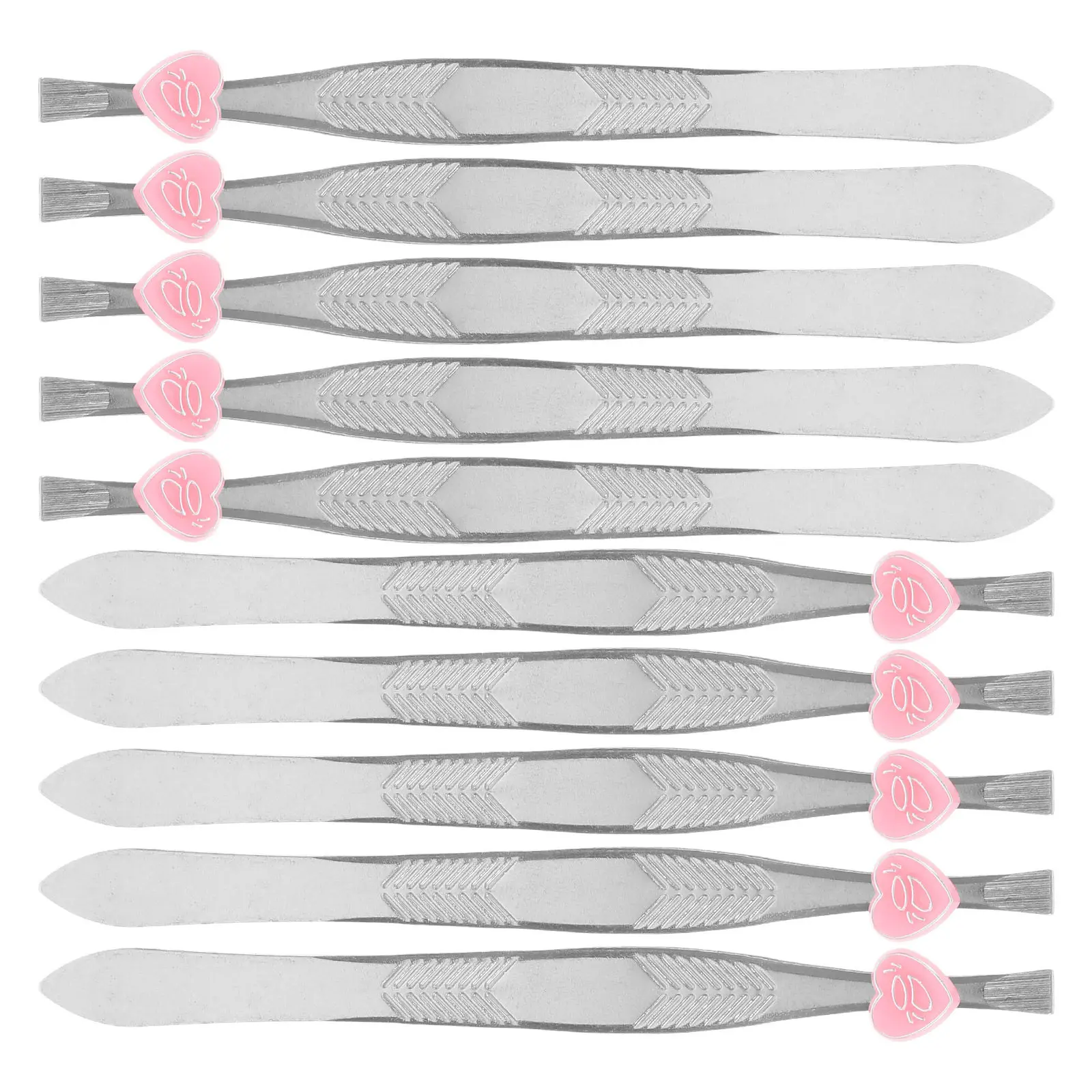 24 قطعة من ملاقط الحواجب المصنوعة من الفولاذ المقاوم للصدأ عالية الجودة، مقاومة للصدأ، ذات طرف دقيق للحواجب والوجه، أداة مثالية للعناية الشخصية