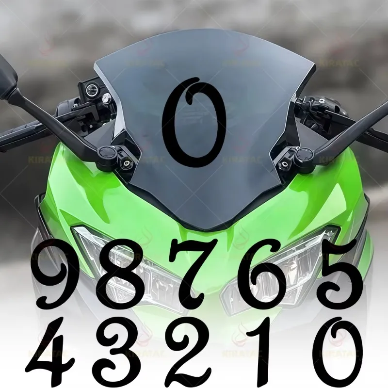 Durable Vinyl Decorative Decal, Etc Sticker, Waterproof, Suitable for Fuel Tank, Helmet, Fender, Fairing, Body, Scooter