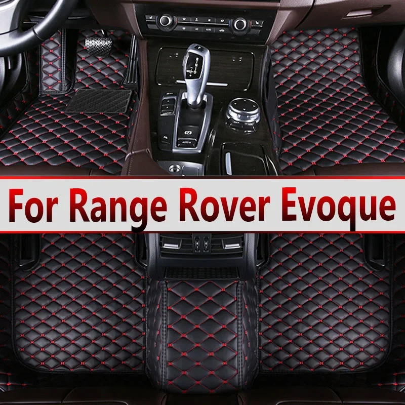 LHD Car Floor Mats For Land Rover Range Rover Evoque 2015 2014 2013 2012 SUV (4 doors) Auto Accessories Carpets Leather Parts