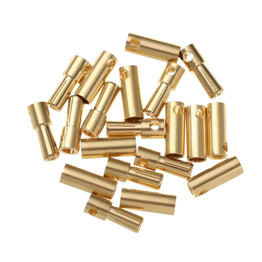 2/3/3.5/4/5/5.5mm Tools For Model Airplane Voice Box Bullet Banana Plug Male Female Plugs RC Battery Connector High Current
