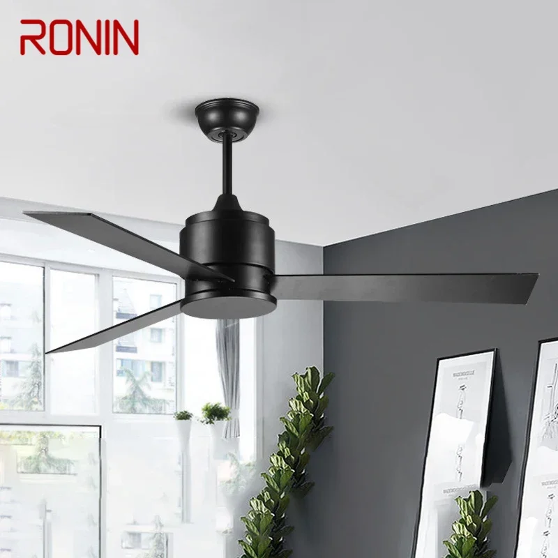 

RONIN Nordic Without lights Ceiling Fan Modern Minima lism Living Room Bedroom Study Cafe Hotel