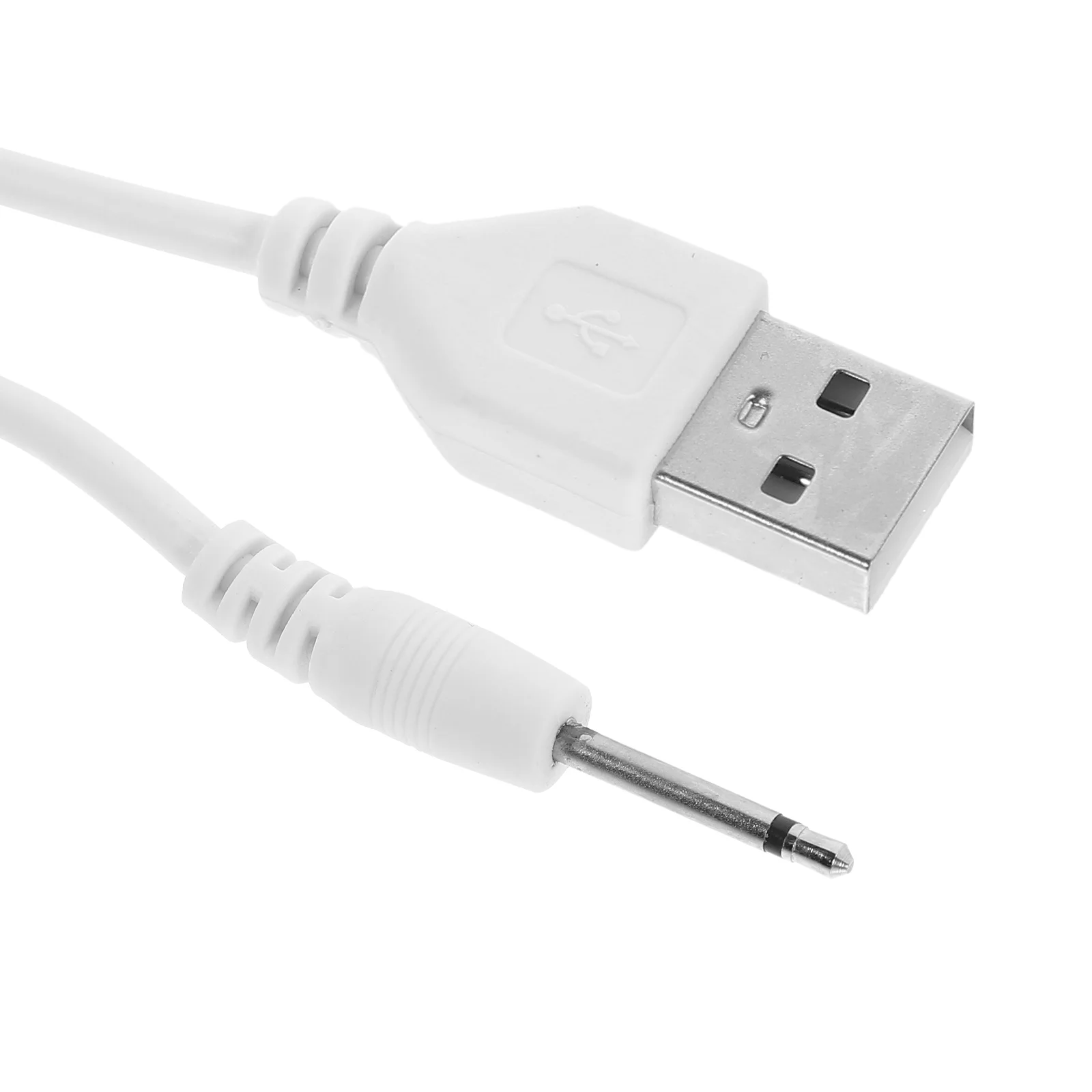 2 Pcs Dc Charging Cable Small Fan USB to Cord Lengthen Long-lasting 25mm Rubber Replacement Hub Light