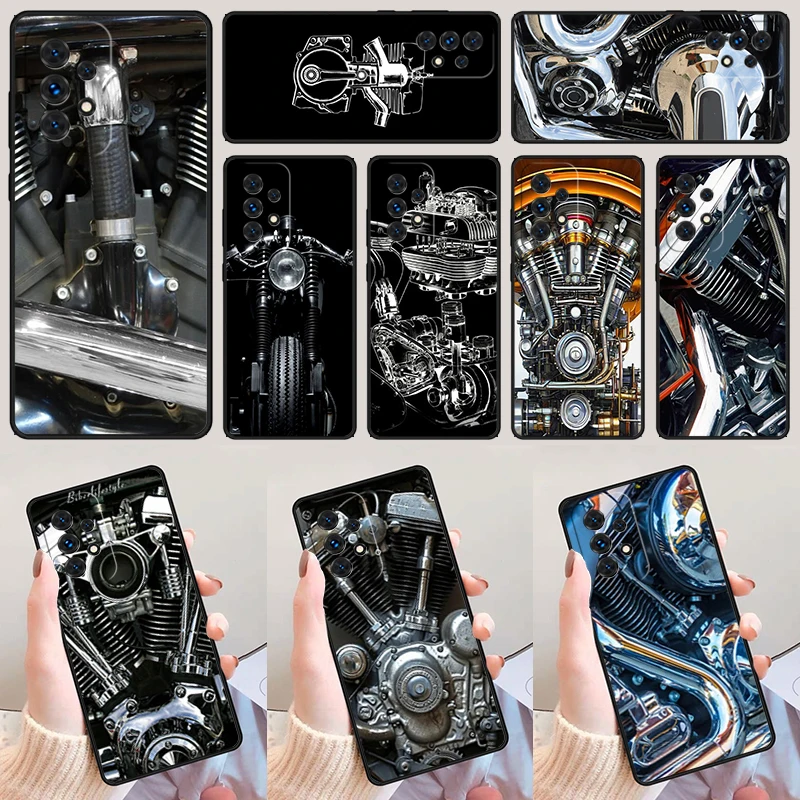 

Двигатель мотоцикла для Samsung A52 A72 A73 A20e A21S A50 A70 A11 A12 A42 A31 A40 A51 A71 A32 A80 A91 чехол для телефона