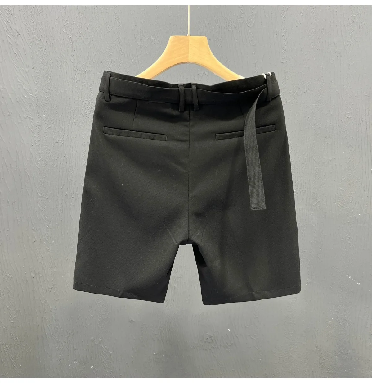 Men's Clothing White Black Solid Color Korean Style Shorts Summer Slim Fit Casual Lightweight Comfortable Trendy Versatile New