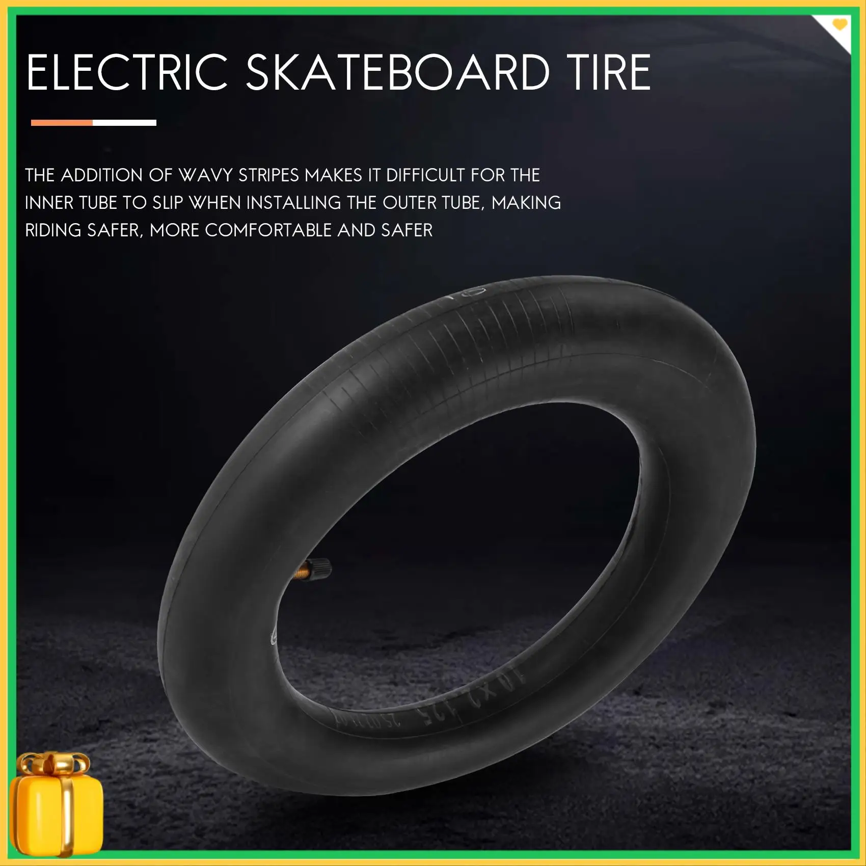 

Premium 10 Inch Electric Scooter Tire Tyre 10X2 Inflation Wheel Tyre Inner Tube Wanda 10X2 (54-156) Pneumatic Tyre For Xiaomi Mi