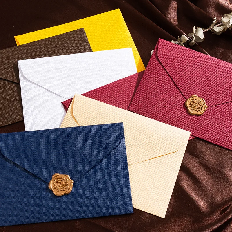 Western Style Retro Envelope Letter High-end Business Invitation Postcard Invitation Letter Lacquer Envelope Bag