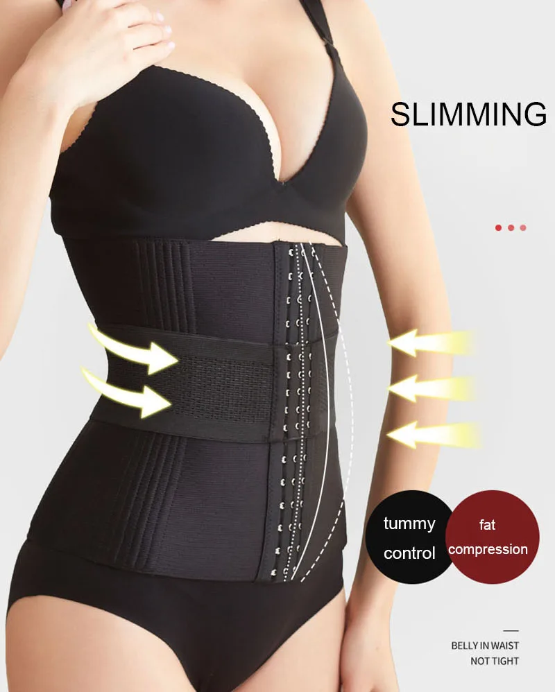 Corrective Underwear Slimming Waist Trainer Corset Pulling Strap Women Body Shaper Waist Belt Cincher Dress Girdle Shapewear XXS