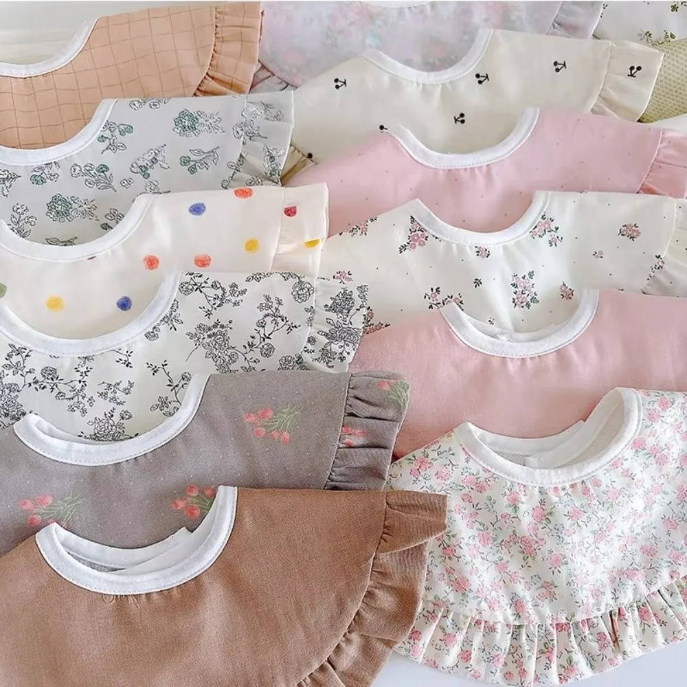 

New Spring And Summer Gauze Bib Large Princess Palce Style Lace Swallow Scarf Increased 360 Bib Bib