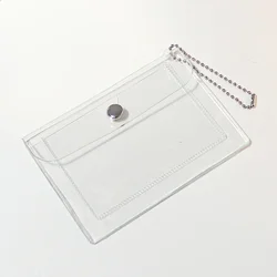Transparent Girl Women Wallet Clutch Coin Purse Waterproof Business Id Credit Card Holder Purse Clear DIY Id Card Mini Wallet