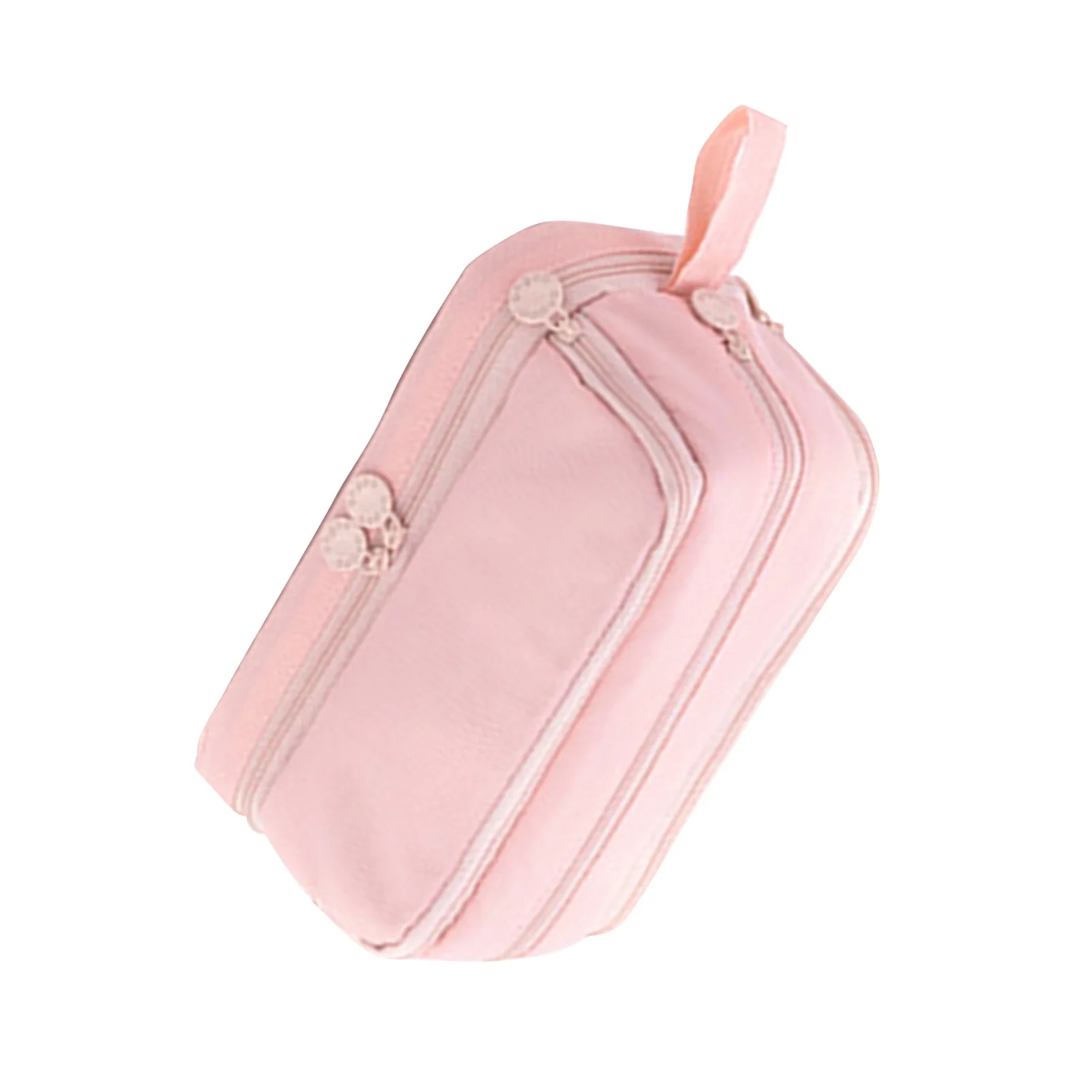 Cute Pencil Pouch Large Capacity Pencil Case  and Easy to Clean Stationery Zipper Pocket with Easy Grip Handle Perfect