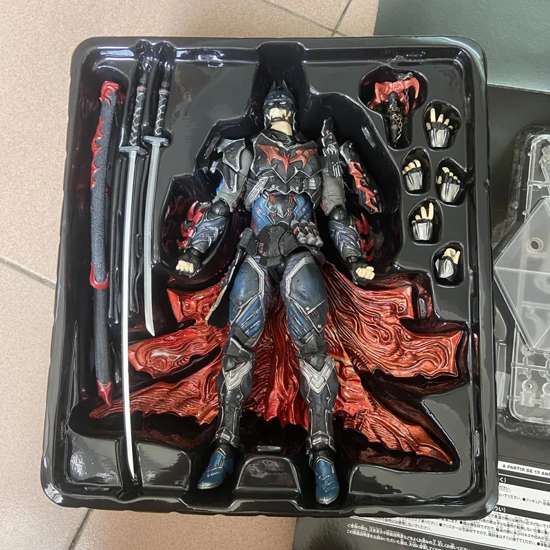 

Play Arts Kai Marvel Bushido Batman Фигурка 2017 Play Arts BUSHIDO BATMAN 27 см Коллекционная модель игрушки подарки для парня