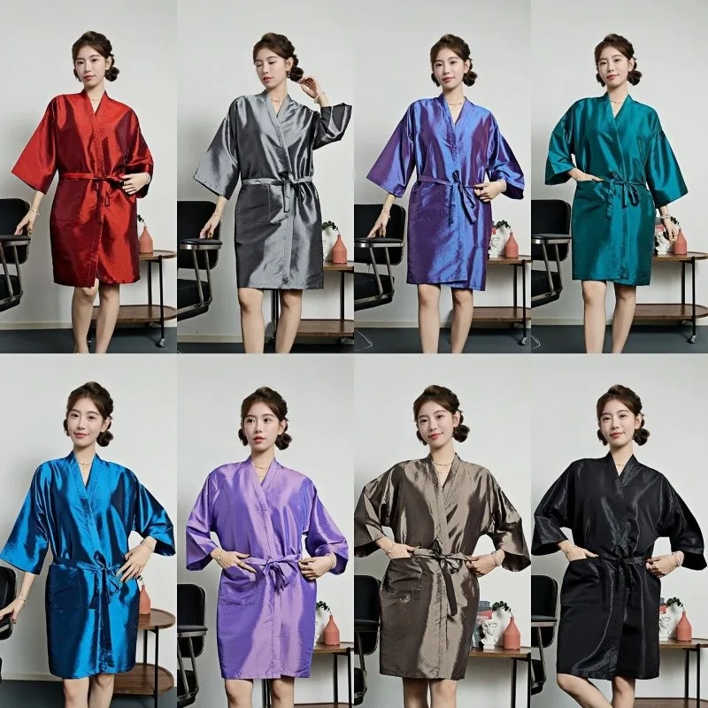 

Дышащая антистатическая профессиональная накидка для парикмахера, фартук для парикмахерской, ткань для парикмахерской, аксессуары для укладки, принадлежности для парикмахерских, халат для гостей