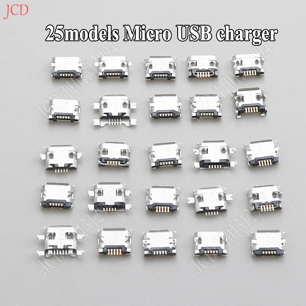 25 modeli Złącze Micro USB Bardzo popularny port ładowania dla Samsung/Moto/SONY/HTC/ZTE/Huawei/Xiaomi/Lenovo/... telefon komórkowy, tablet GPS