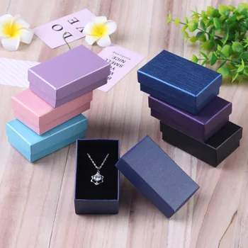 10 stücke Schmuck Organizer Boxen Für Frauen Halskette Ohrringe Armbänder Mädchen Geschenk Box Reise Zubehör Schmuck Schwamm Fall