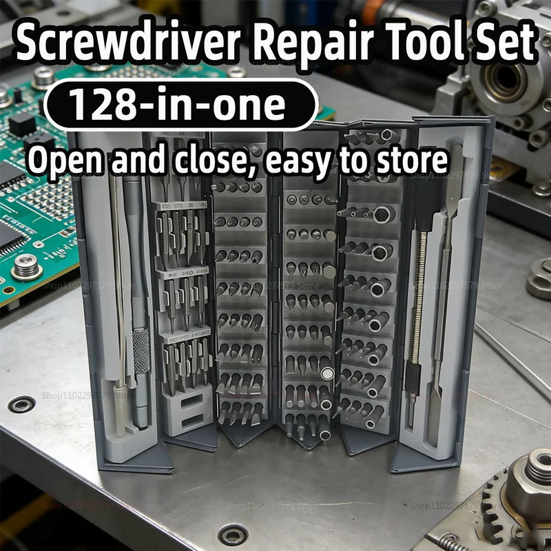 

Набор прецизионных отверток 128 в 1, инструменты для ремонта электроники, мобильный телефон, компьютер, комплект для разборки бытовой техники, отвертка