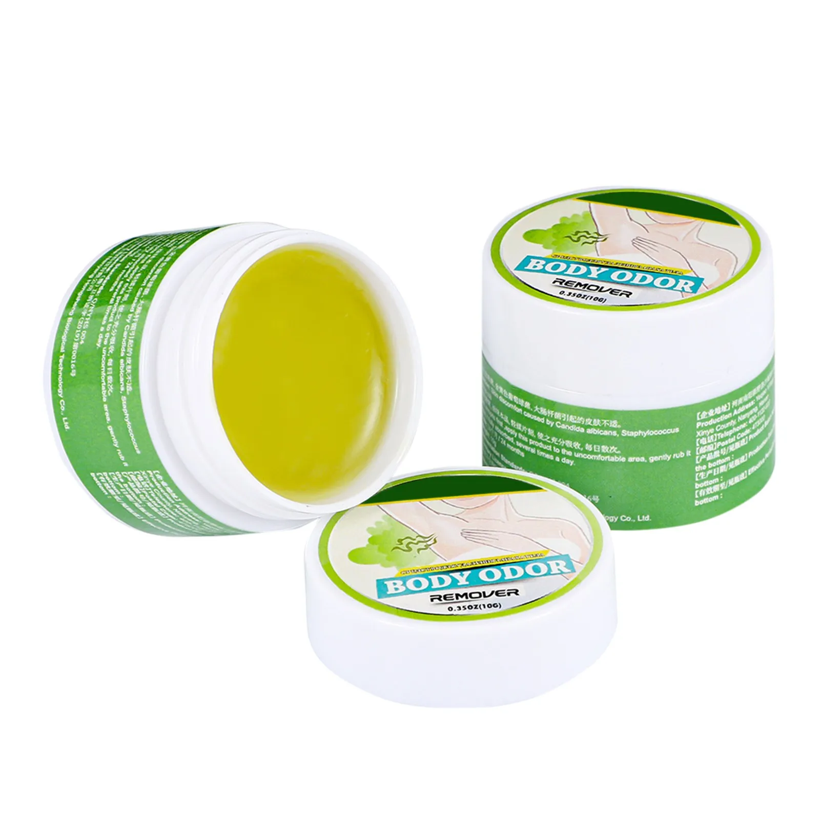 Armpit Deodorant Ointment Herbal Deodorant Ointment, Body Odor Care Ointment Skin Herbal Deodorant, Used To Remove Body Odor 10g