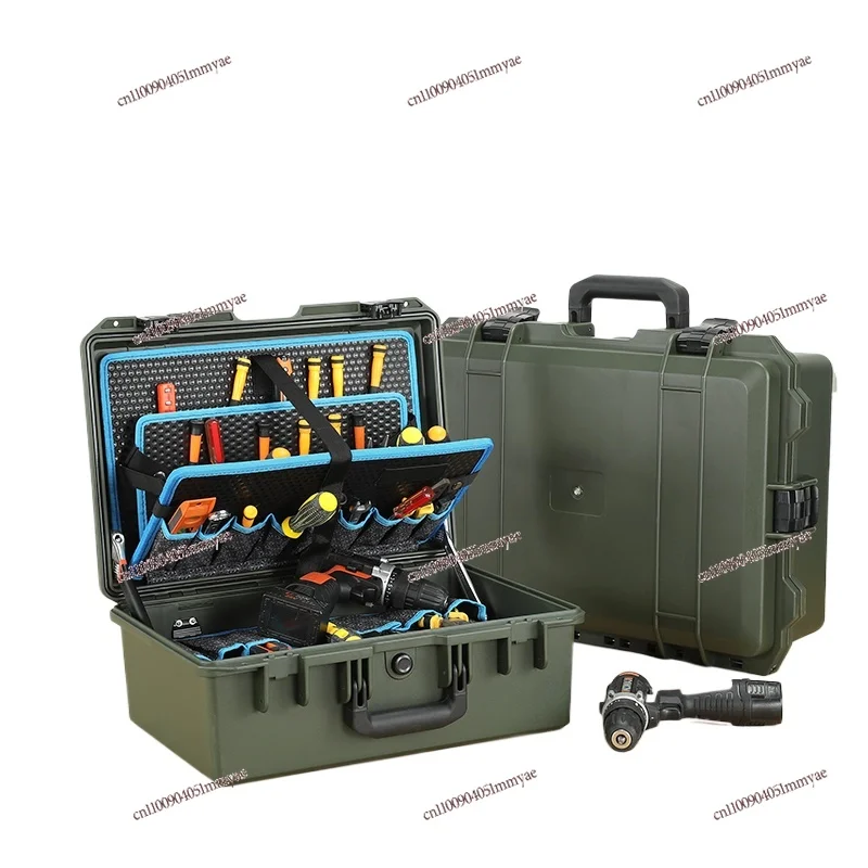 

Multifunctional maintenance hardware toolbox, storage box, industrial grade storage box, trolley case, large portable waterproof