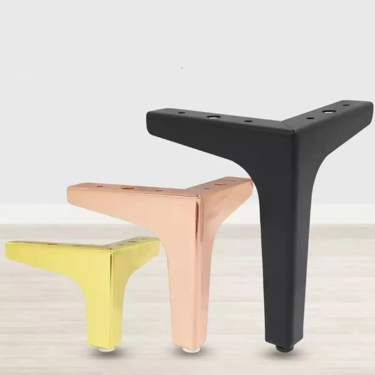 4Pcs 13cm Modern Metal Coffee Table Legs for Furniture Sofa Legs Bed Chair Desk Dresser Bathroom Cabinet Replacement Feet