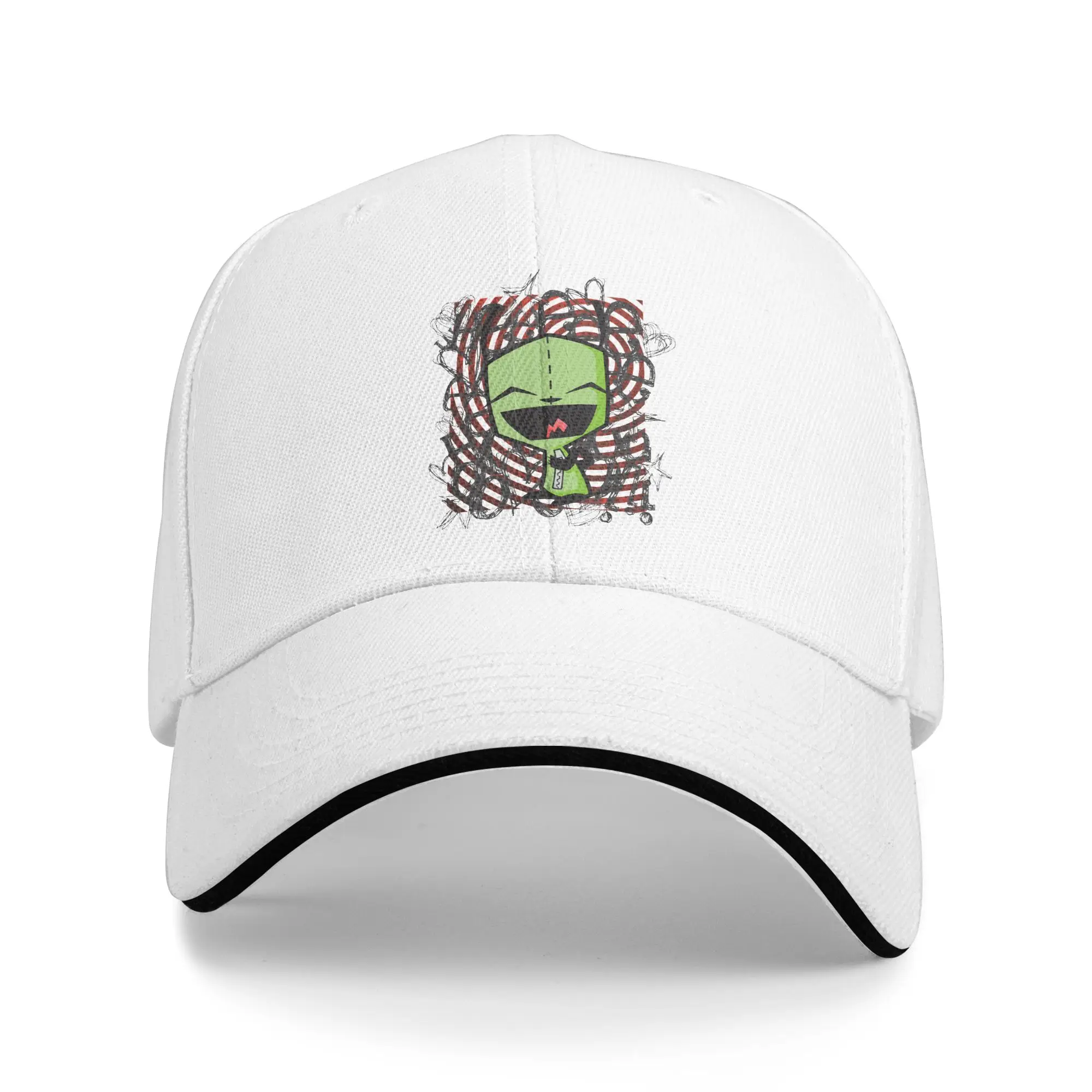 Invader Zim Happy Gir Baseball Cap Popular  Sandwich Hat for Men Women Adjustable Caps Hat Sport